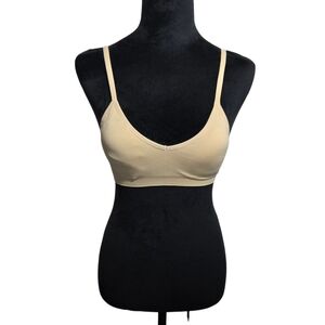 Women's Cream Padded Bralette - S/M